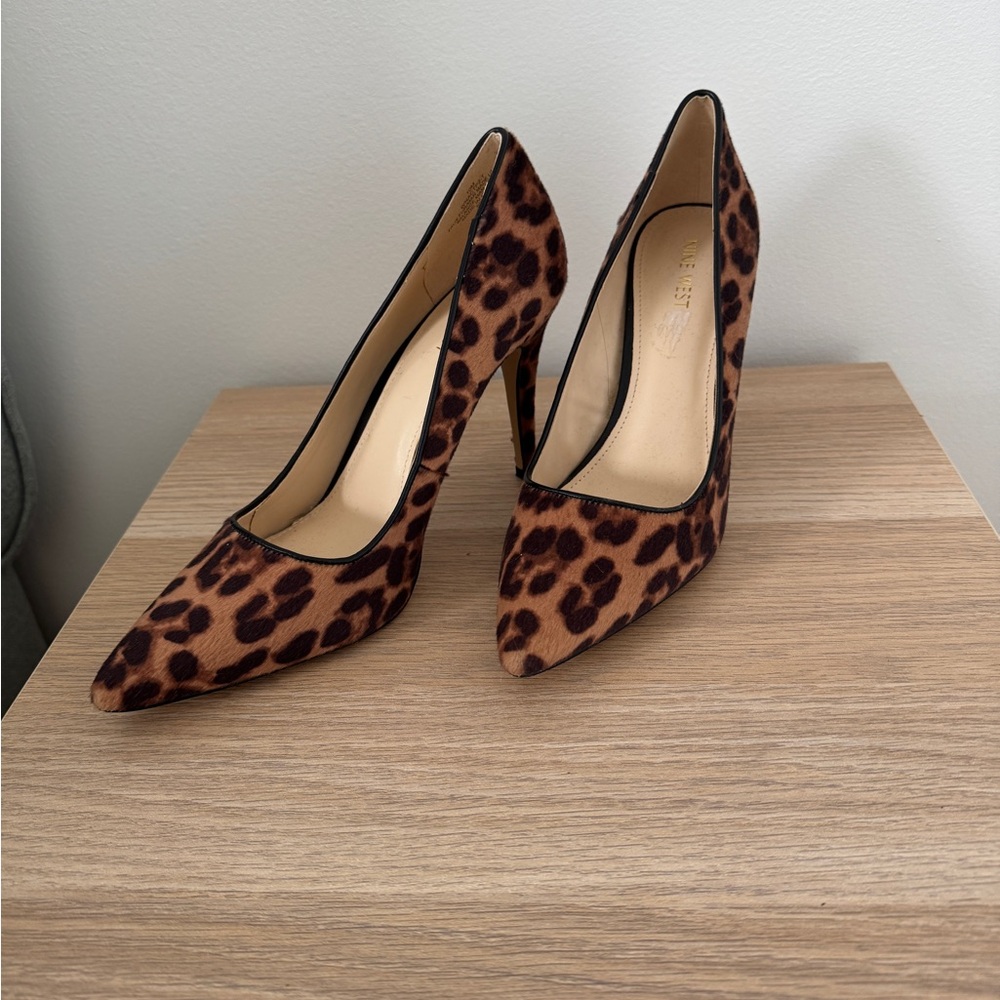 Nine West Leopard Print Heels